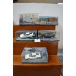 Five James Bond Diecast Vehicles from The Spy Who Loved Me by G.E. Fabbri