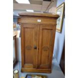 Oak Cigar Cabinet 46x26x79cm