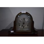 Mahogany Cased Chiming Mantel Clock