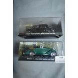 Two James Bond Diecast Vehicles from From Russian with Love by G.E. Fabbri