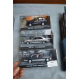 Three James Bond Diecast Vehicles from Tomorrow Never Dies by G.E. Fabbri