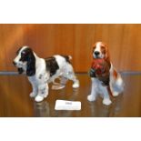 Two Royal Doulton Cocker Spaniels