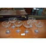 Set of Six Babycham Glasses