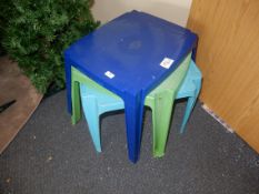 *Three Stackable Children’s Tables