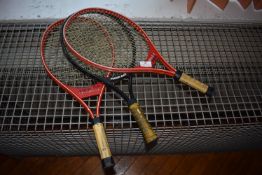 *Three Tennis Rackets