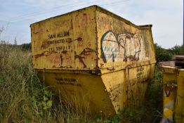 *High Sided Skip with Closed Top and Back Doors (this lot is located at the Melton site, viewing and