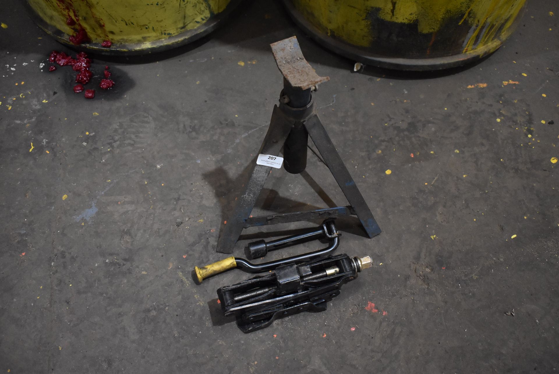 *Axle Stand and a Vehicle Jack