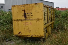 *High Sided Skip with Back Doors, and Side Door (this lot is located at the Melton site, viewing and