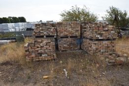 *Large Quantity of Reclaimed Yellow and Red Bricks (~13 pallets) (this lot is located at the