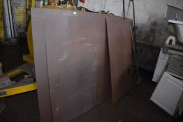 *Two 3x1.5m of 3mm Sheet Steel and a Part Sheet
