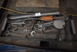 *Box of Various Hand Tools; Spanners, Pliers, etc.