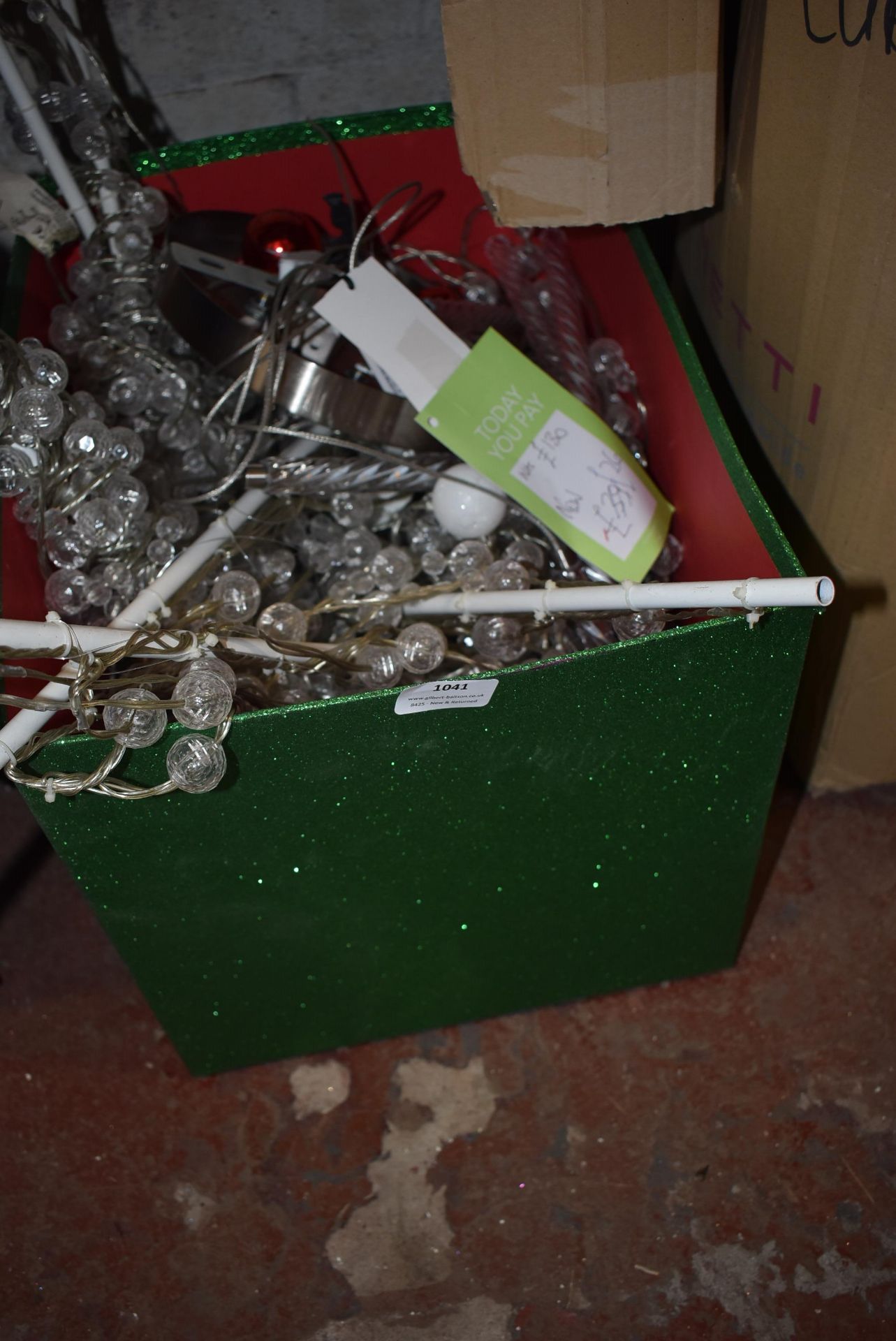 *Box of Christmas Icicle Lamps