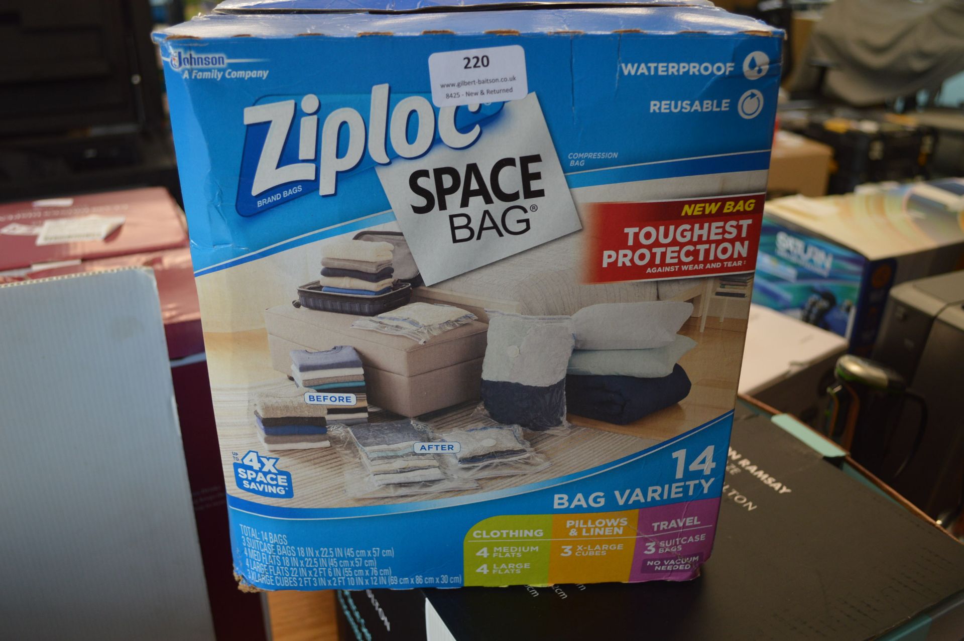 *Ziploc Storage Bags