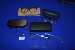 *Four Pairs of Designer Spectacle Frames (requirin