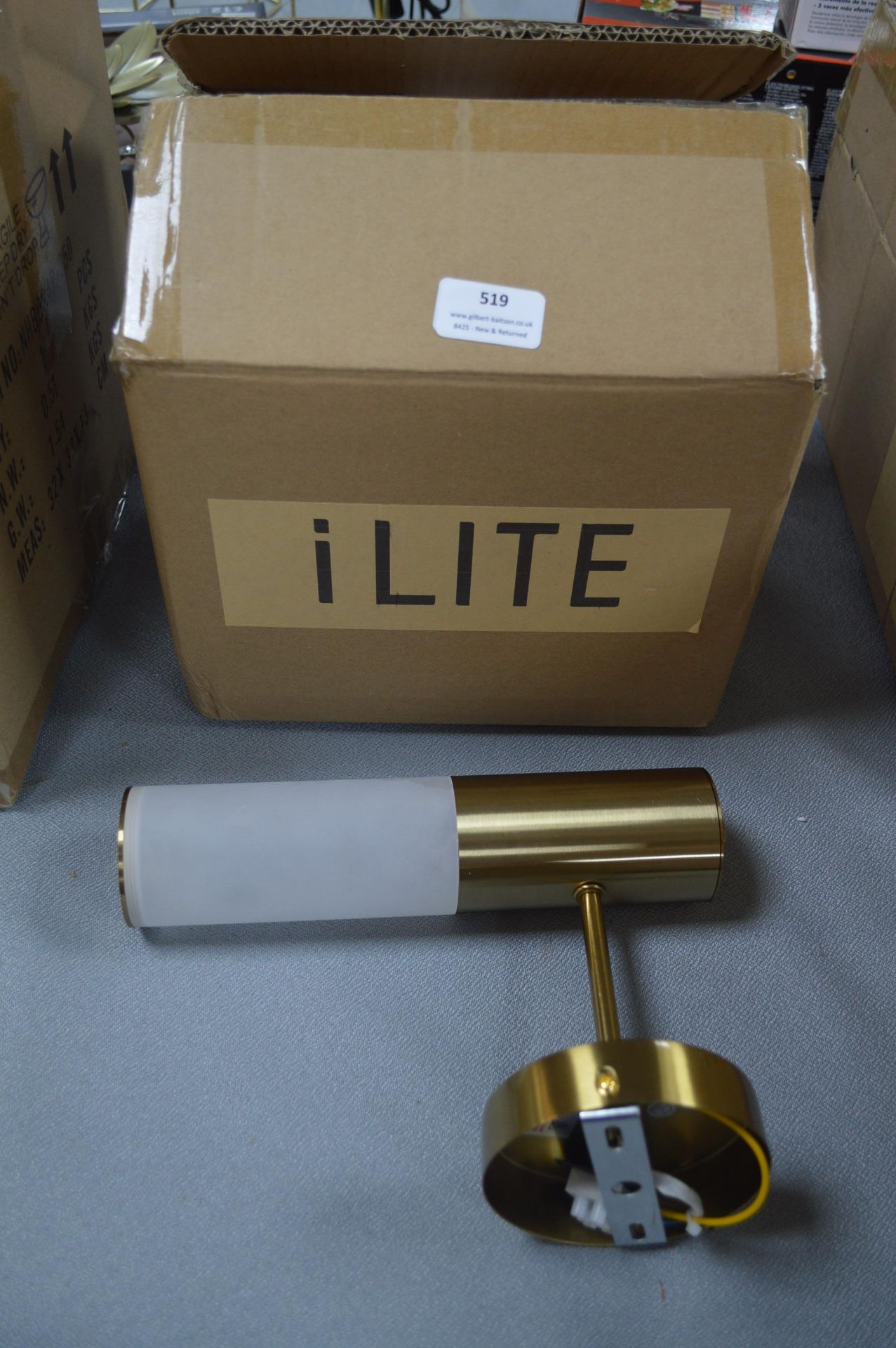 iLite Wall Lamp in Gilt Finish