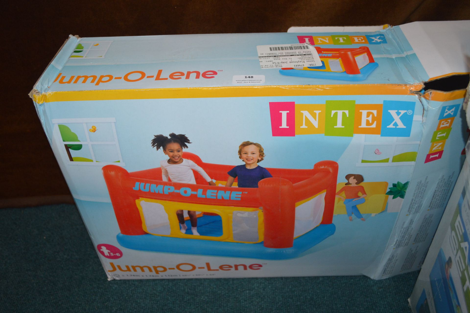 *Intex Playhouse Jump-O-Lene Inflatable Trampoline