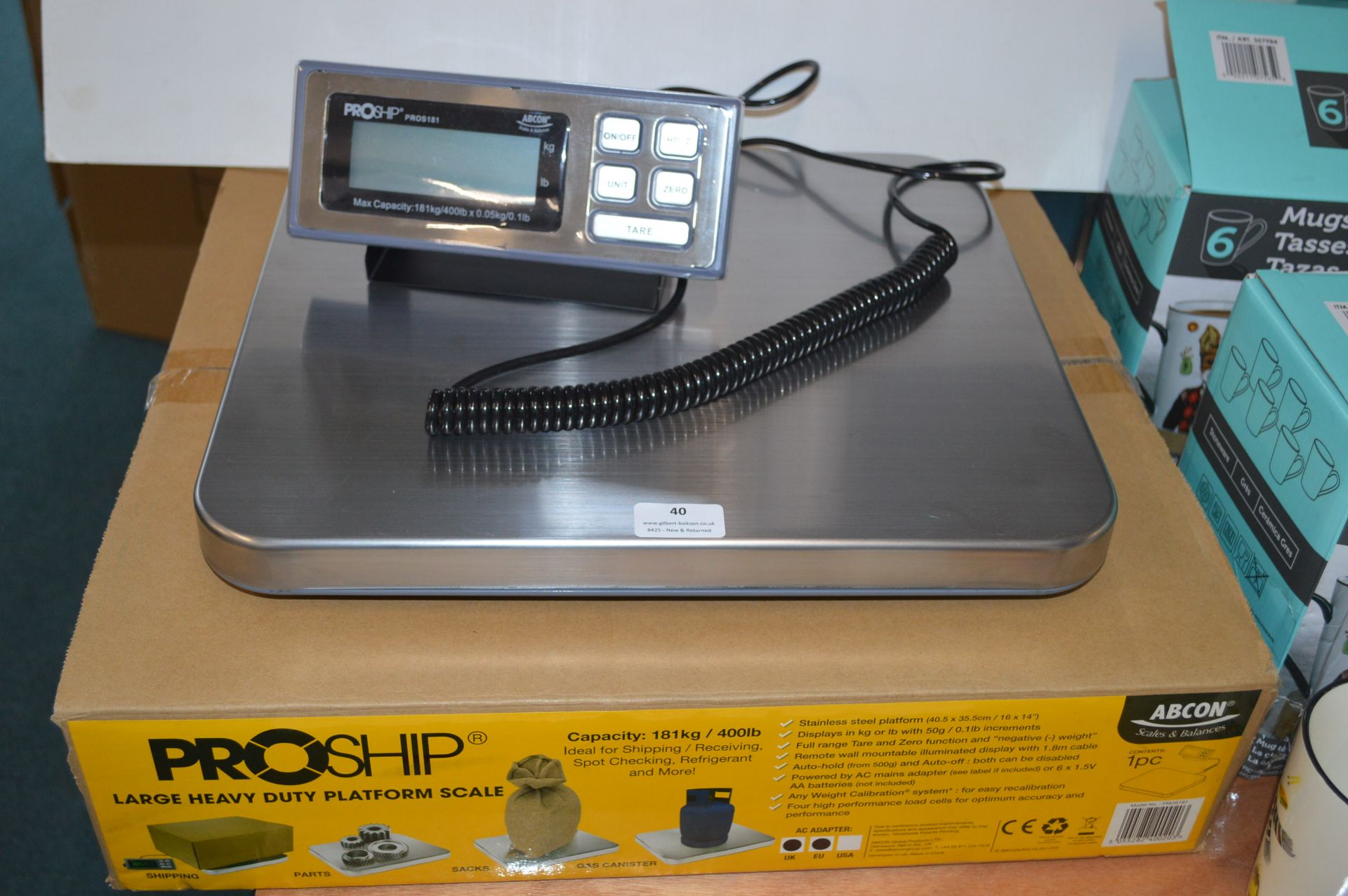 *Proship Heavy Duty Platform Scales 181kg