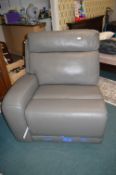 *Cloud Zero Leather Power Reclining Single Sofa Se