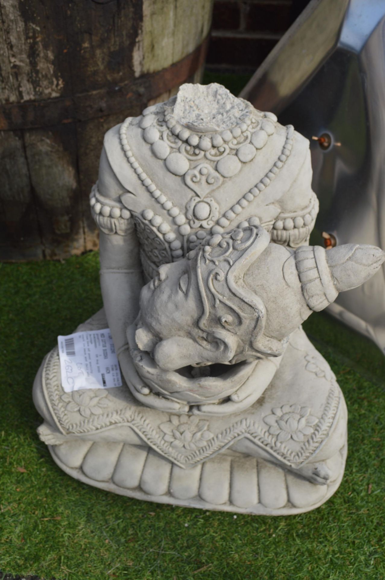 *Lotus Buddha Garden Statue (A/F)