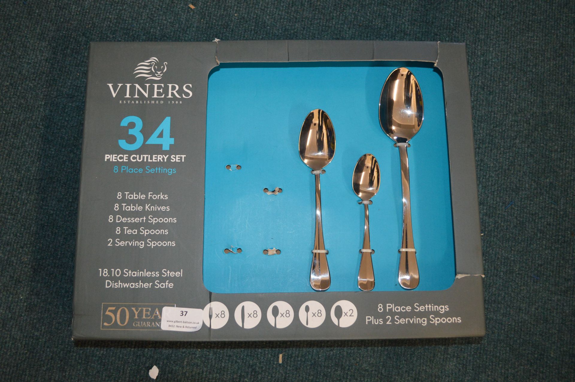 *Viners Stainless Steel Cutlery Set