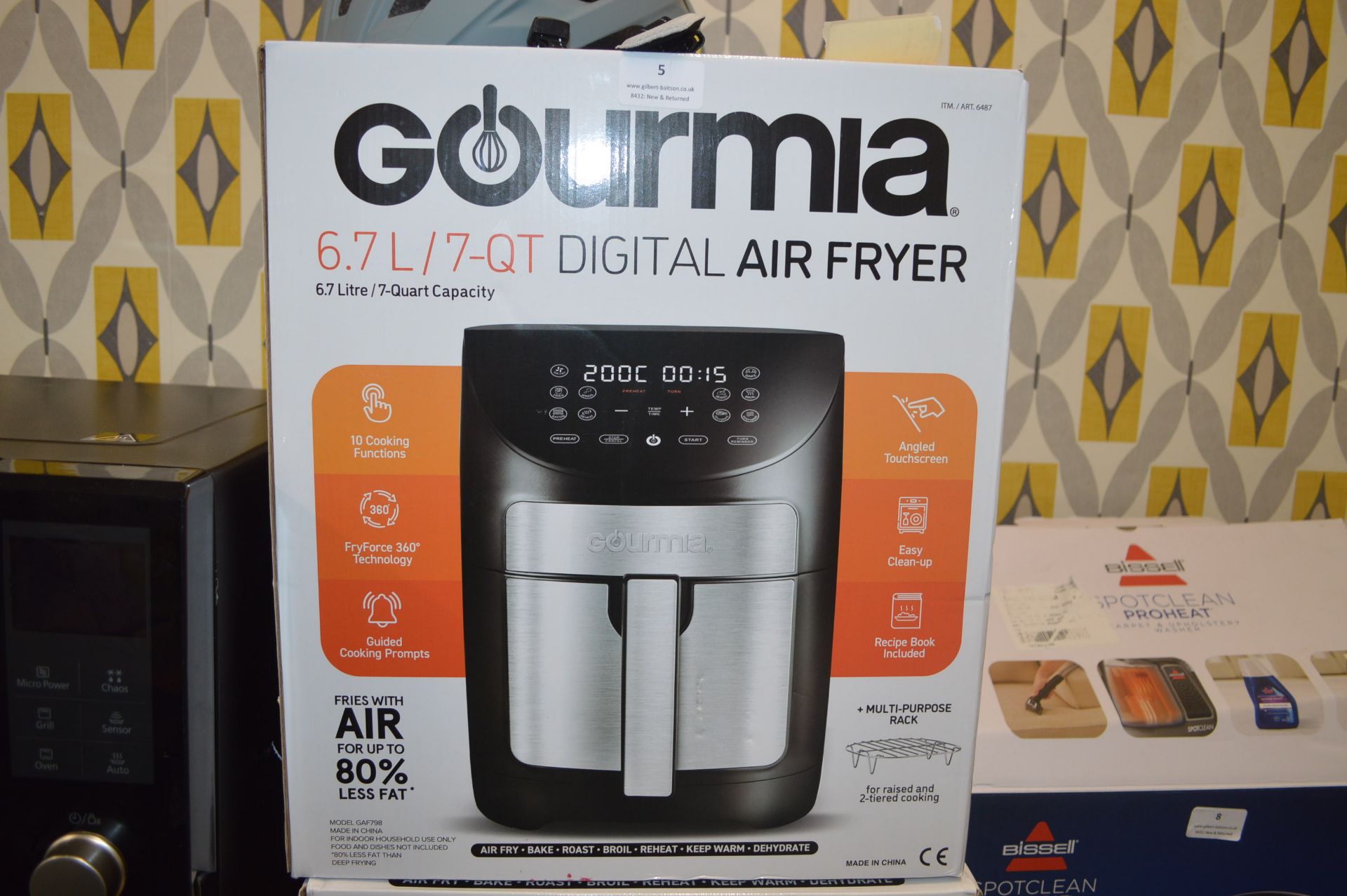 *Gourmia 6.7L Digital Air Fryer