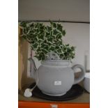 *Handmade Teapot with Ivy Lights