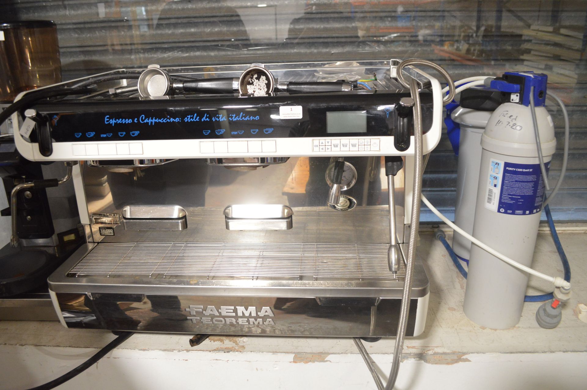 *Faema Teorena/A,2 Coffee Machine with Water Softe - Image 3 of 4