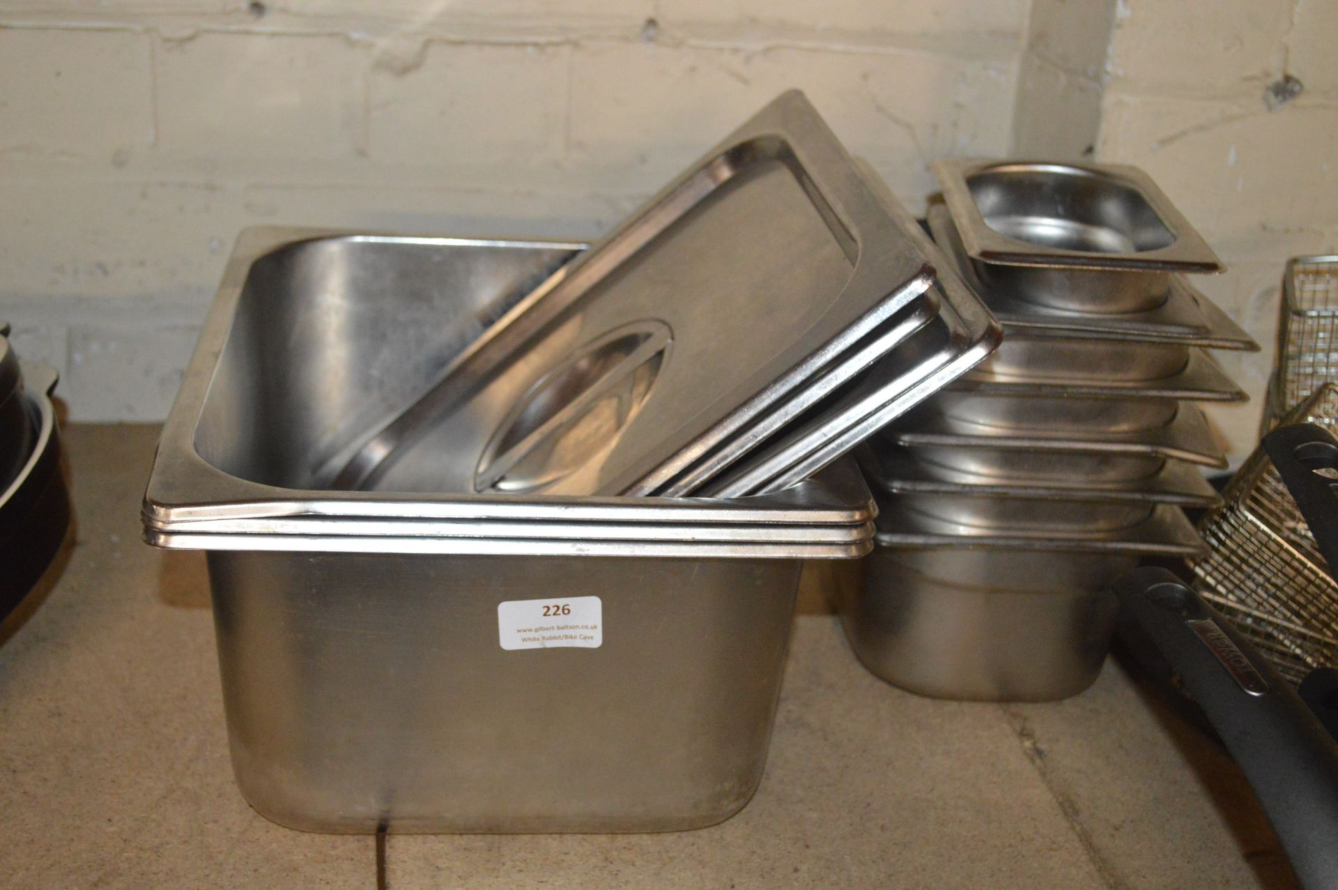 *Quantity of Assorted Bain Marie Inserts