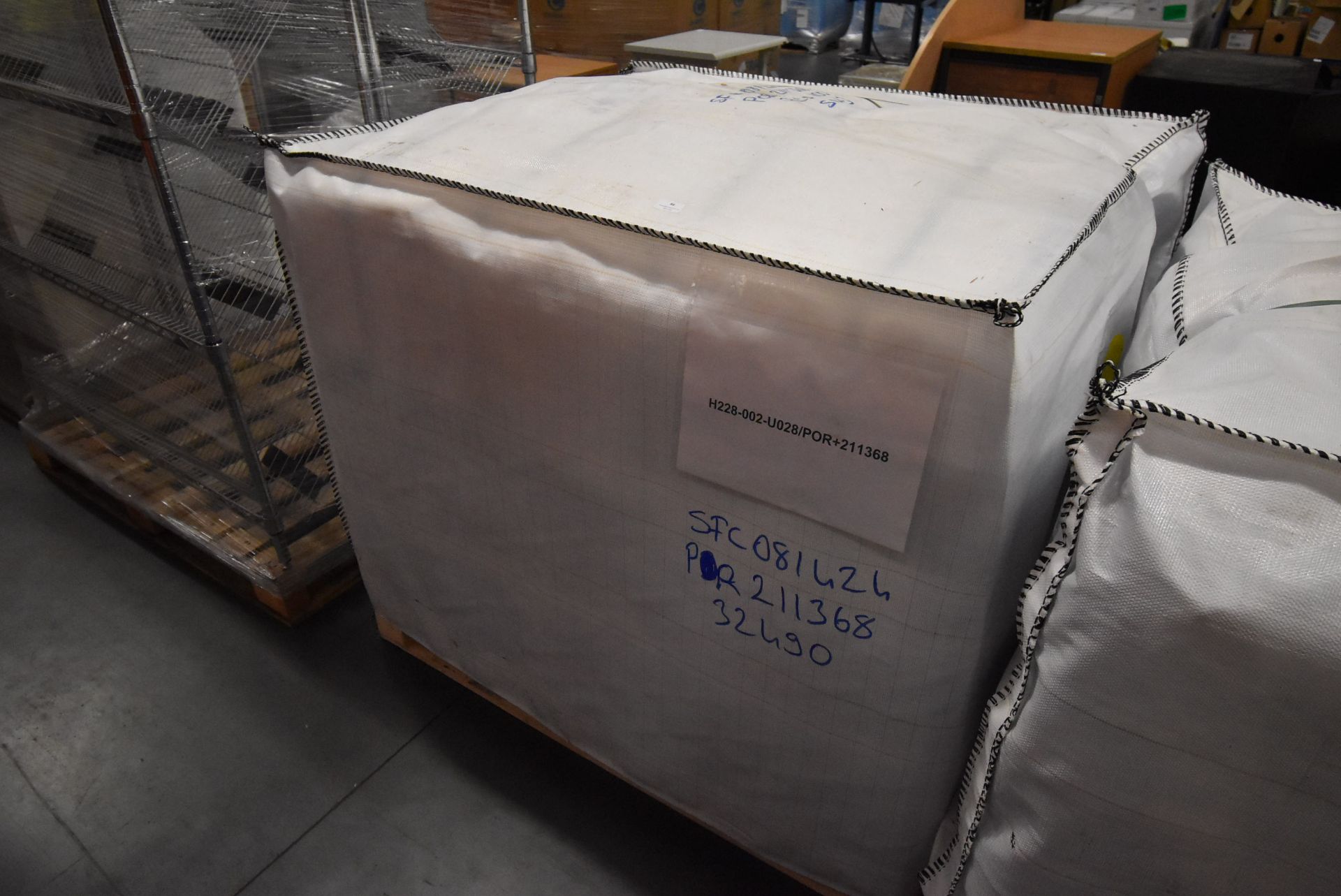 *Pallet Containing ~100 Bulk Storage Bags 960x1060x1800mm