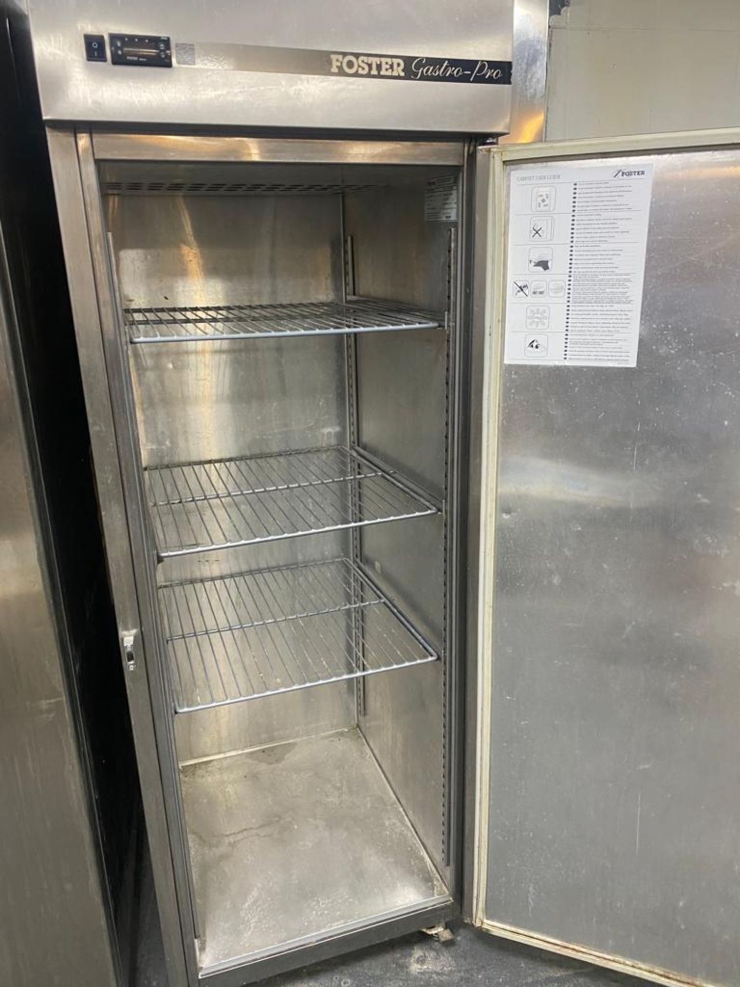 * Upright Foster Gastro Pro freezer - Image 3 of 3