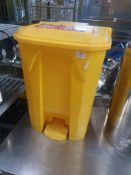 * yellow pedal bin