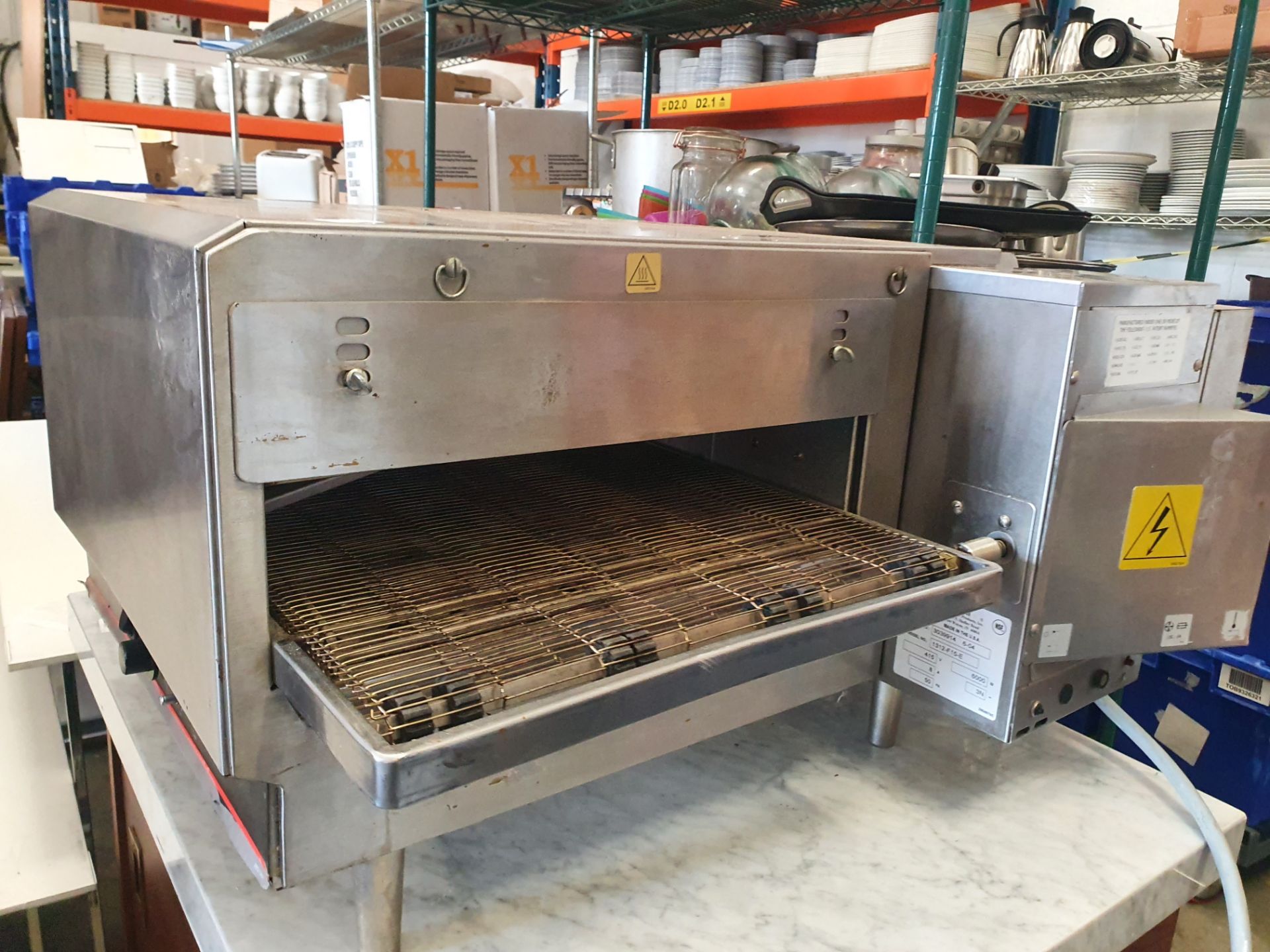 * Lincoln impinger convayor pizza oven, 3 phase - tested working - Image 6 of 6