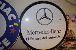 *Reproduction Mercedes Benz Sign