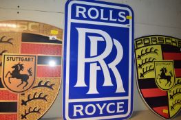 *Reproduction Rolls Royce Sign