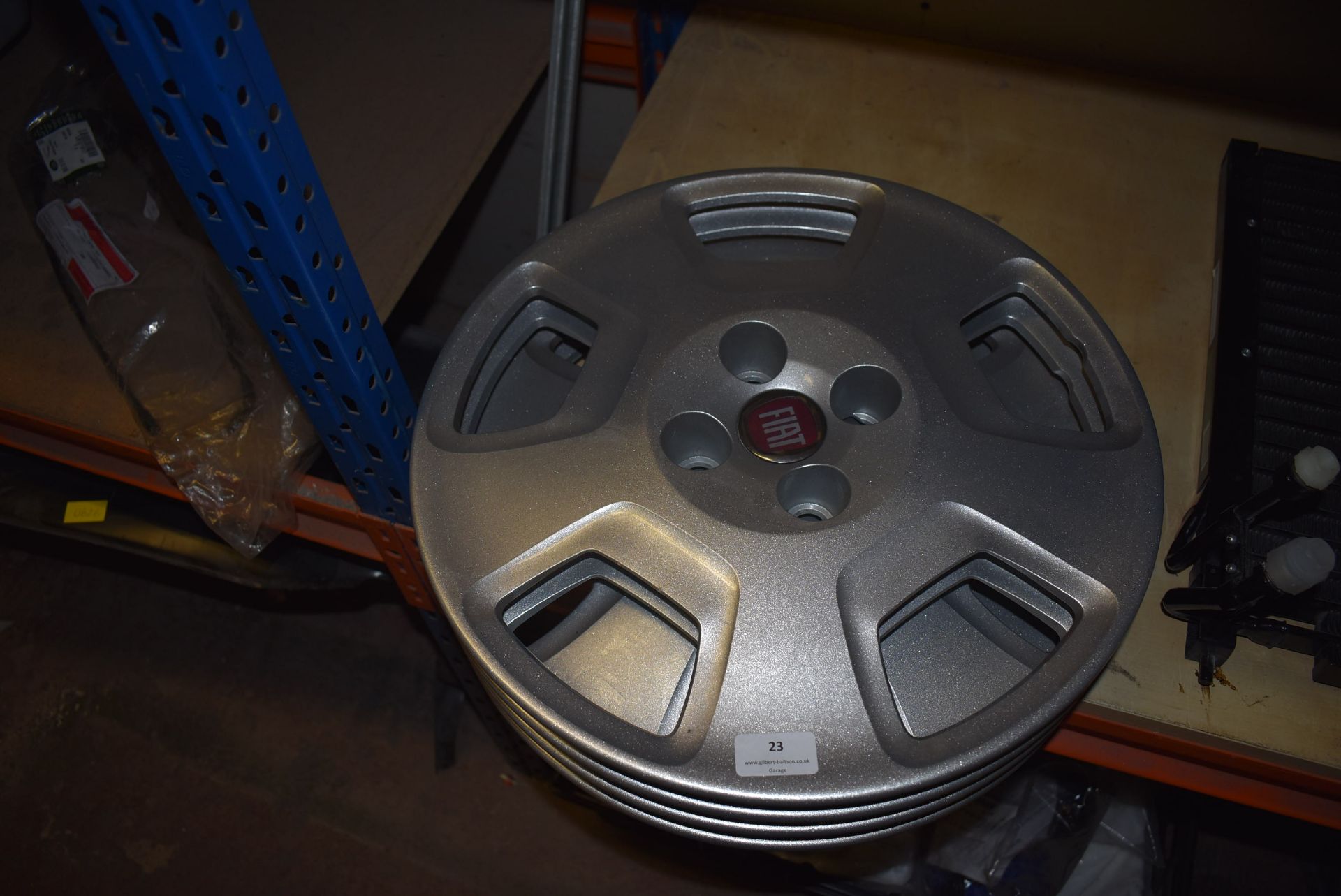 *Set of Four 15" Hub Caps for Fiat Steel Wheels