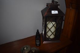 *Lantern with LED Candle