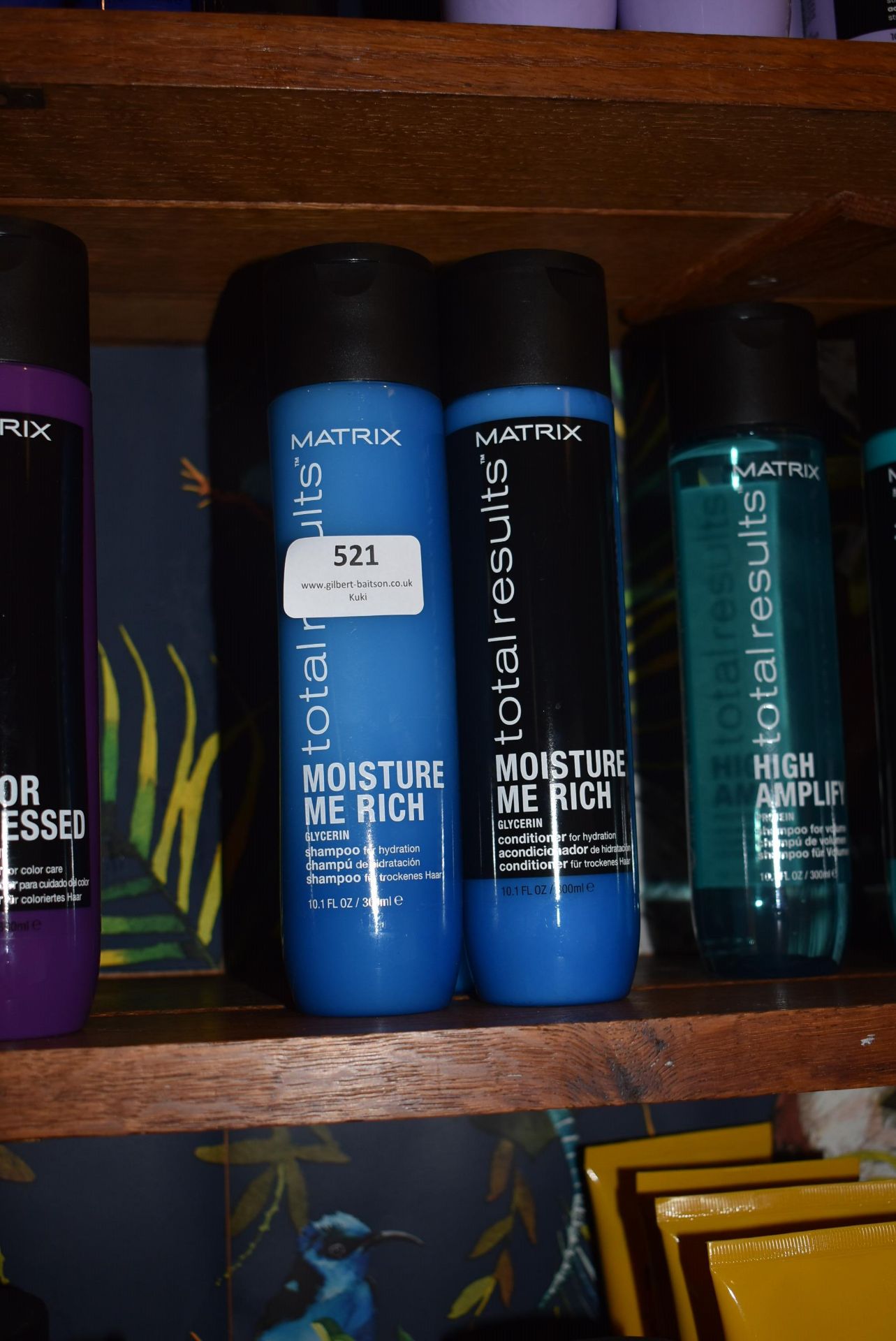 *2x 300ml of Matrix Total Results Moisture Rich Shampoo and 1x 300ml of Conditioner