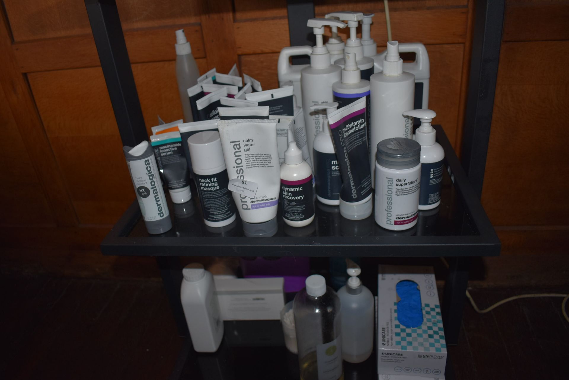 *Assorted Beauty Products, Disposable Gloves, Cleansing Gels, etc.