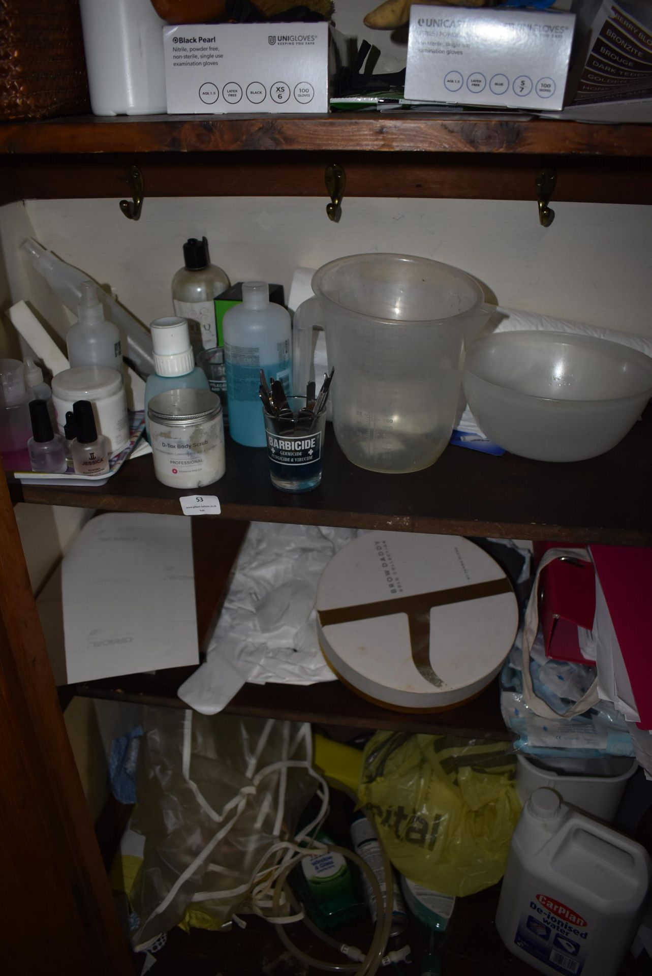 *Contents of Cupboard o Include Various Disposable Item, PPE, Sterilising Solution, etc. - Image 2 of 2
