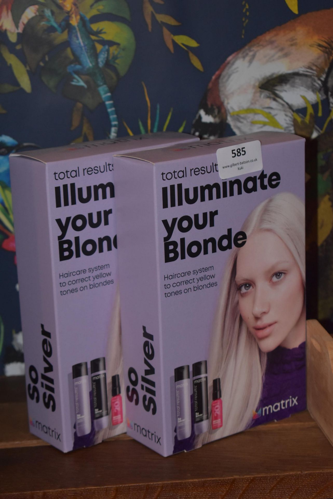 *Two Sets of Matrix Illuminate Your Blonde Hair Care System