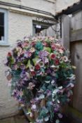 *Artificial Hanging Basket Floral Display