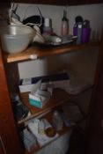 *Contents of Cupboard; Surgical Alcohol Pads, Beauticians Accessories Dermalogica Mask