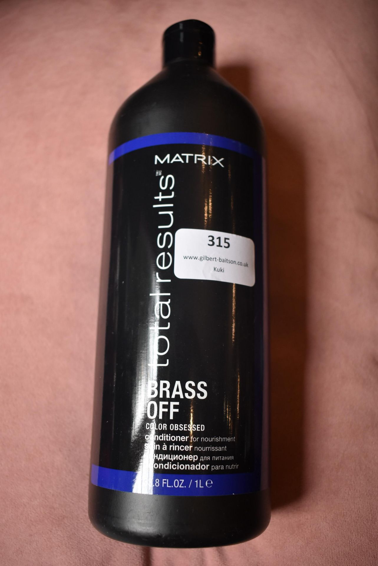 *1L of Matrix Brass Off Conditioner