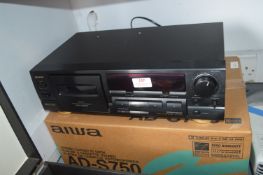 Aiwa Stereo Cassette Deck ADS750 with Packaging