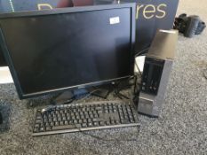 * Dell optiplex 390 PC with screen and keyboard