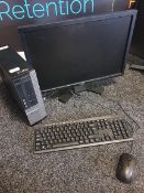 * Dell optiplex 390 PC with screen, keyboard and mouse