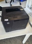 * HP laser jet pro 400 printer