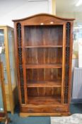 Hardwood Shelf Unit with Metal Grills