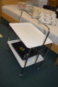 Folding White Trolley