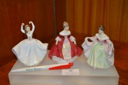 Three Small Royal Figurines